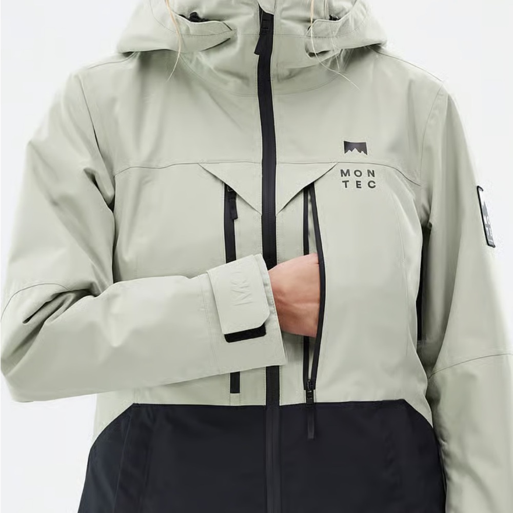 Montec Ski Jacket Women Soft Green/Black - Picture 6 of 9